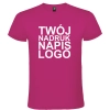 Męska koszulka T-shirt 100% miękka bawełna różowa z twoim nadrukiem roz. L